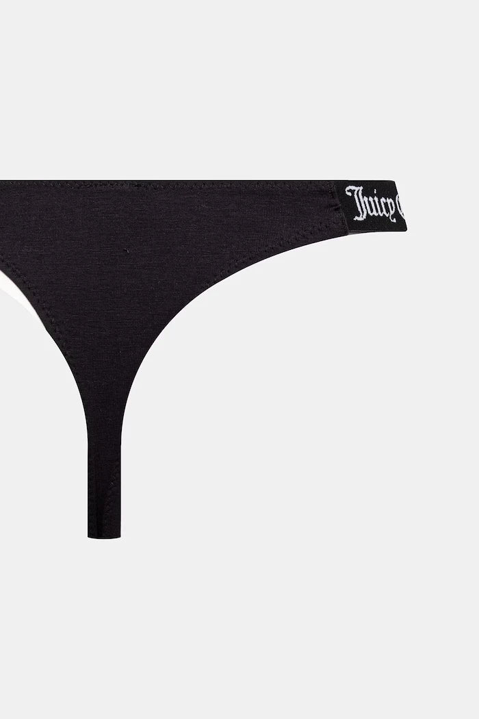 Juicy Couture Kadın Pamuklu String Külot 3'lü Demi Thng