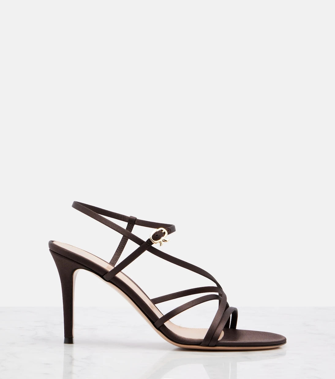 Gianvito Rossi - Strappy 85 satin sandals