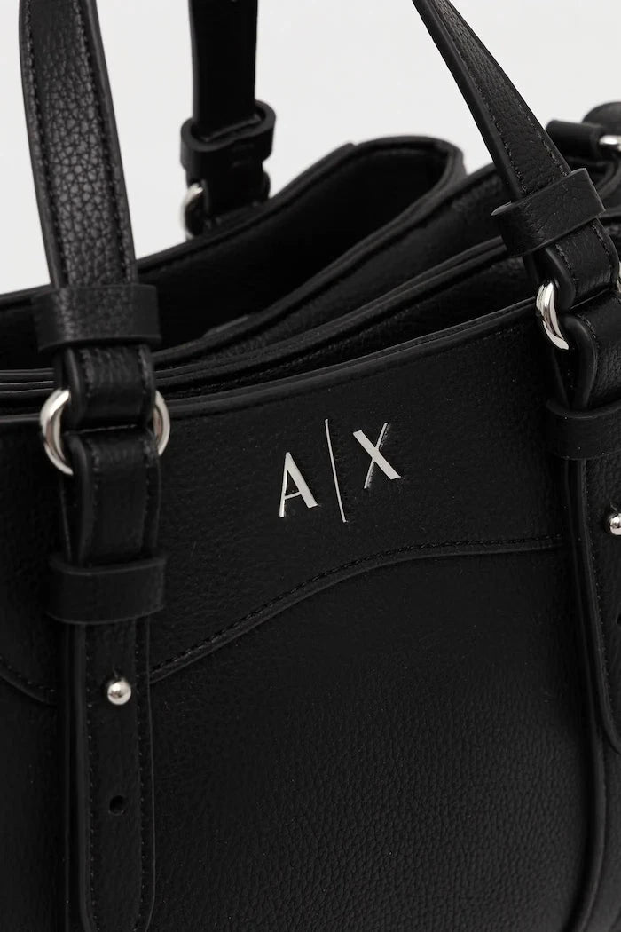 Armani Exchange kadın crossbody çanta, suni deriden