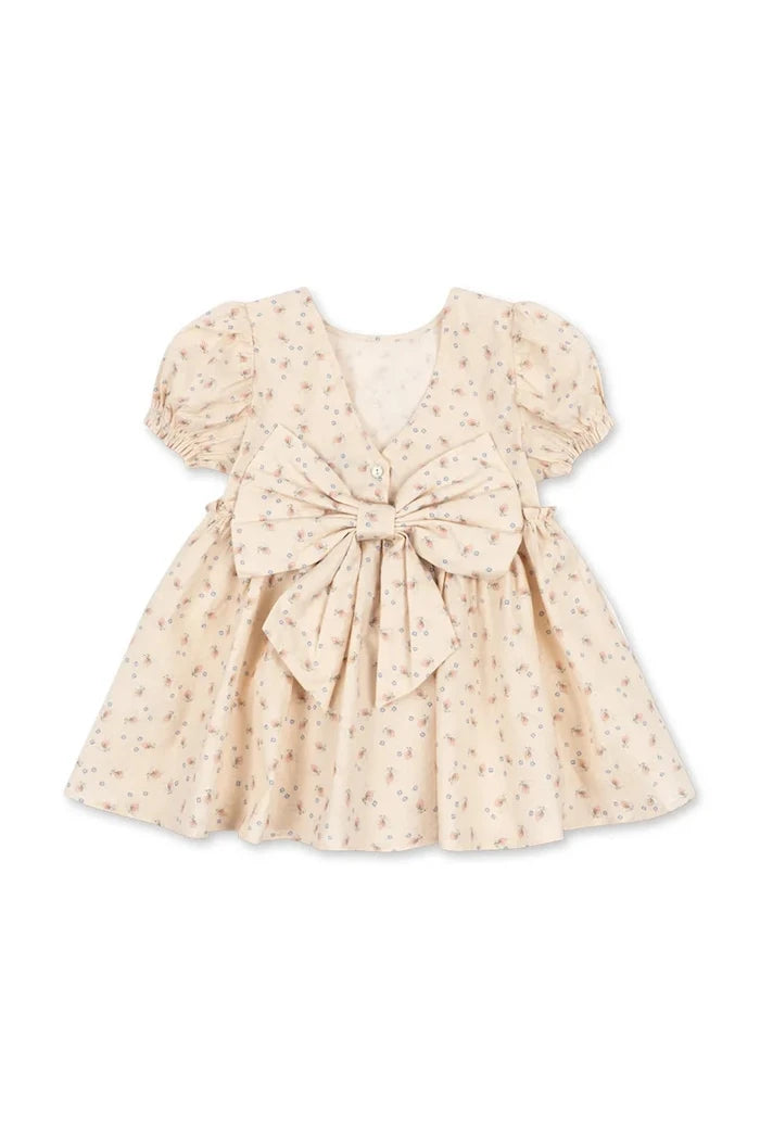 Konges Sløjd рокля EVIA BOW DRESS GOTS
