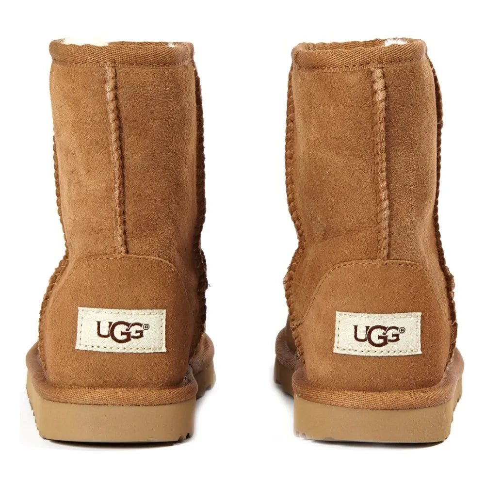 UGG - Classic II Fur Lined Suede Boots | Camel