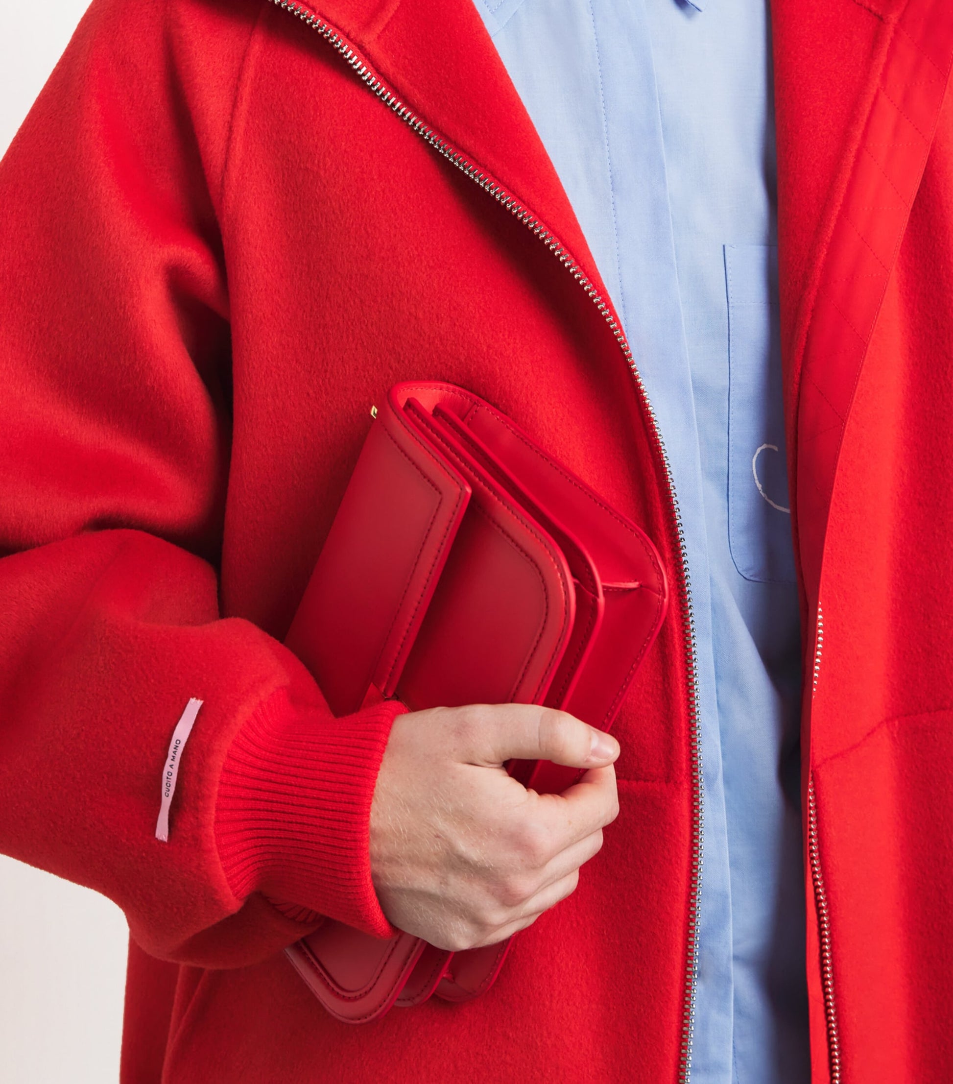 MAX&Co. Yellow Wool-Cashmere Zip-Up Hoodie