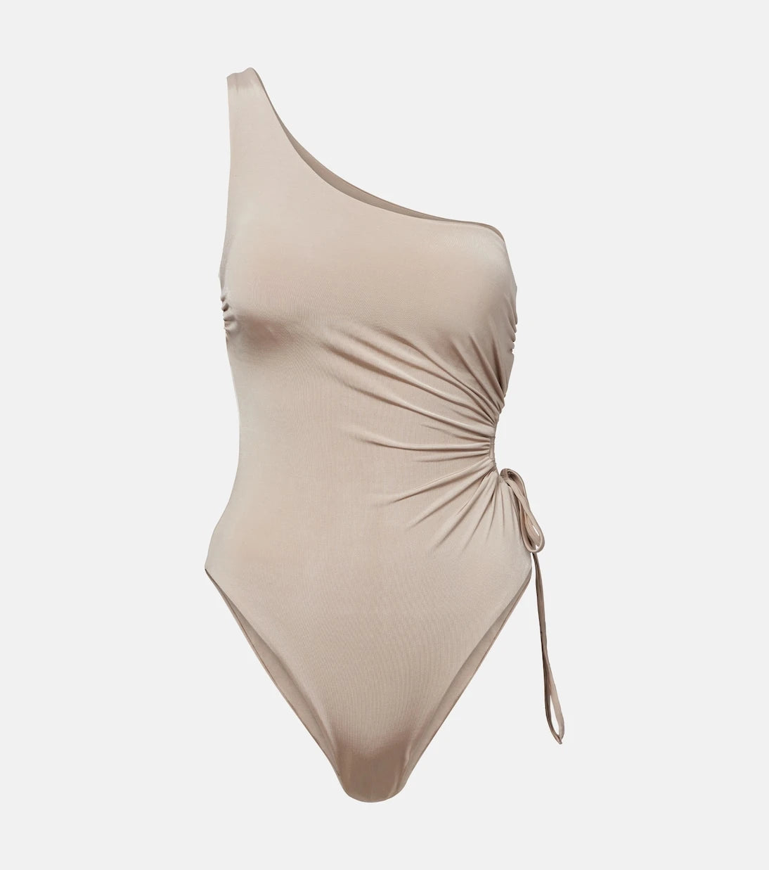 Max Mara - Canarie ruched one-shoulder swimsuit