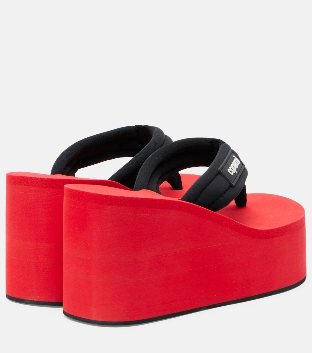 Coperni - Logo platform thong sandals
