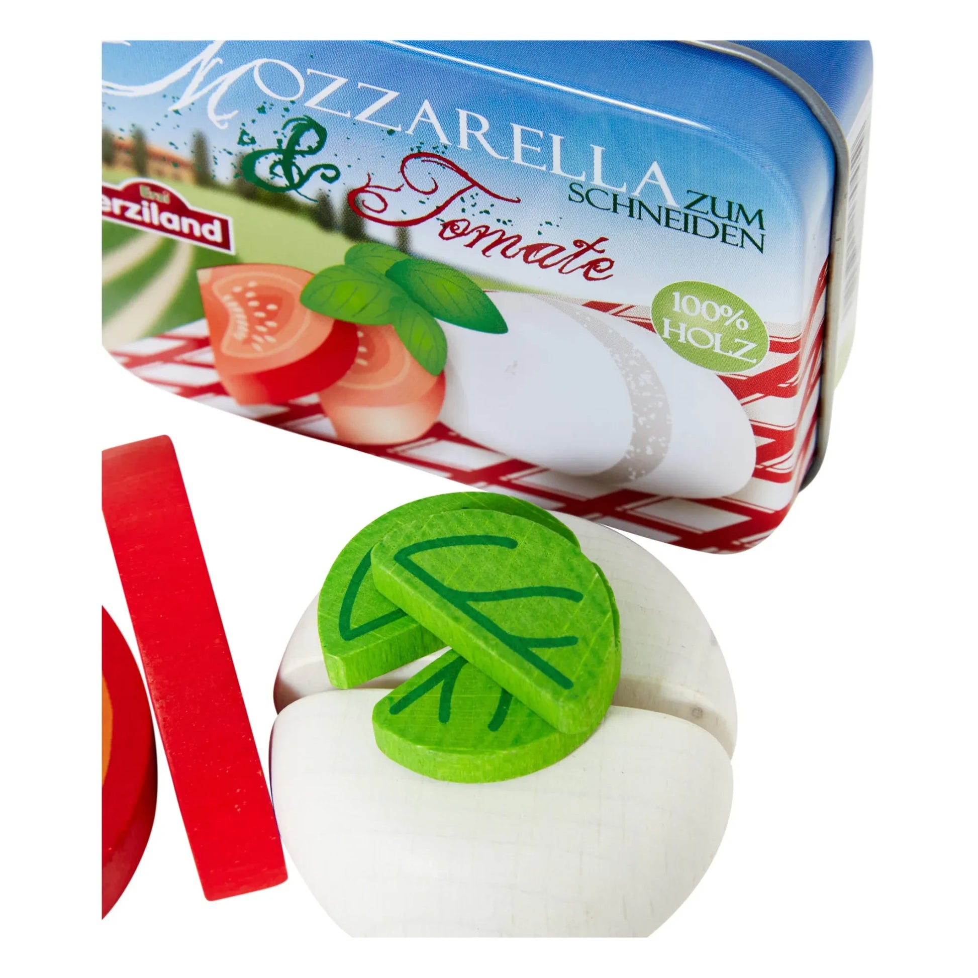 Erzi - Food Tin with Caprese Salad - 7 Pieces