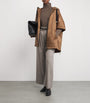 Max Mara Beige Hooded Cape