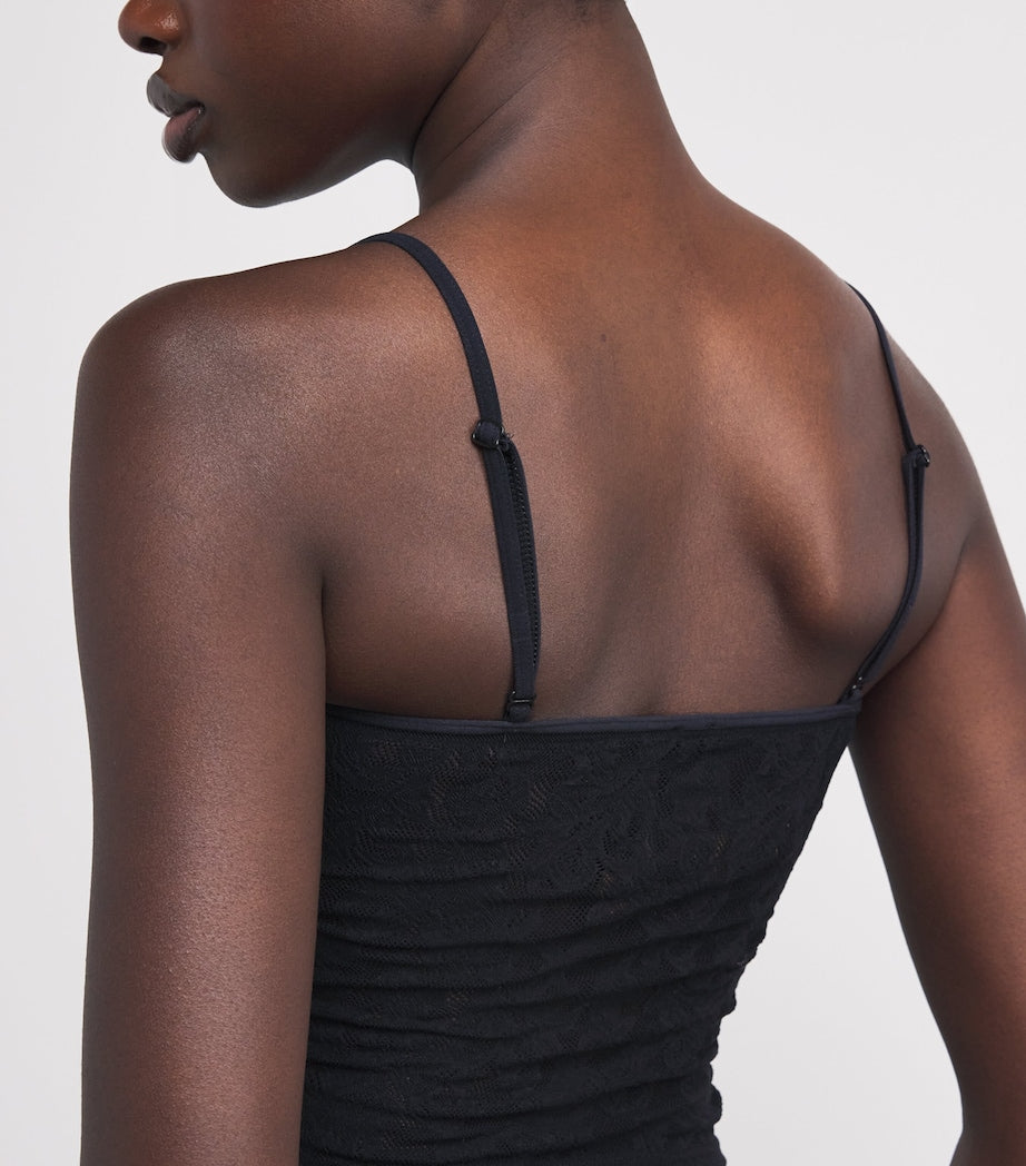 Lace Cropped Cami Top