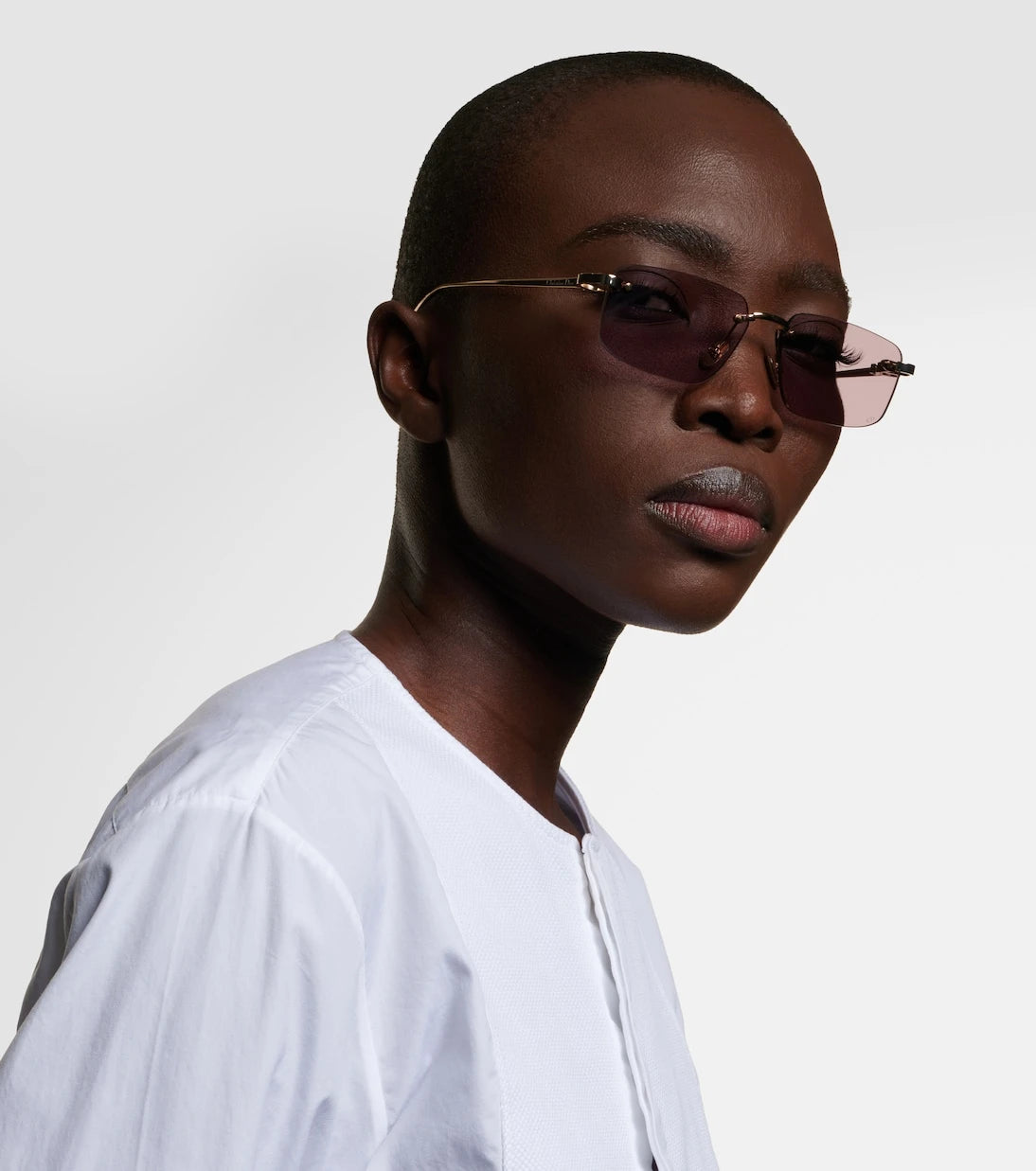 Dior Eyewear - CDior S4U dikdörtgen güneş gözlüğü