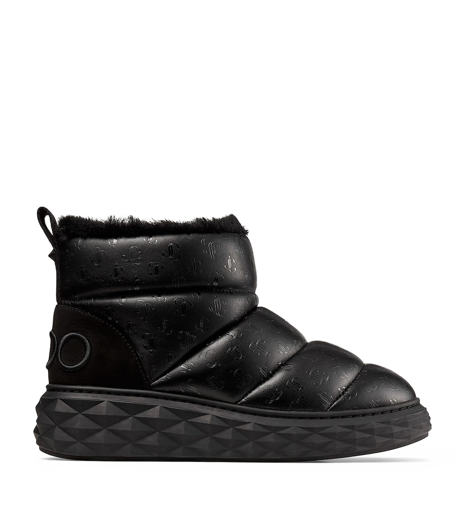 Jimmy Choo Black Xan Embellished Snow Boots