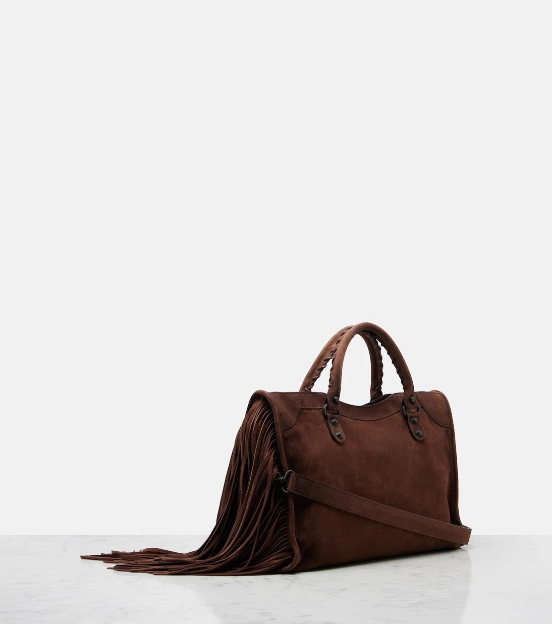 Balenciaga - Le City Medium leather top-handle bag
