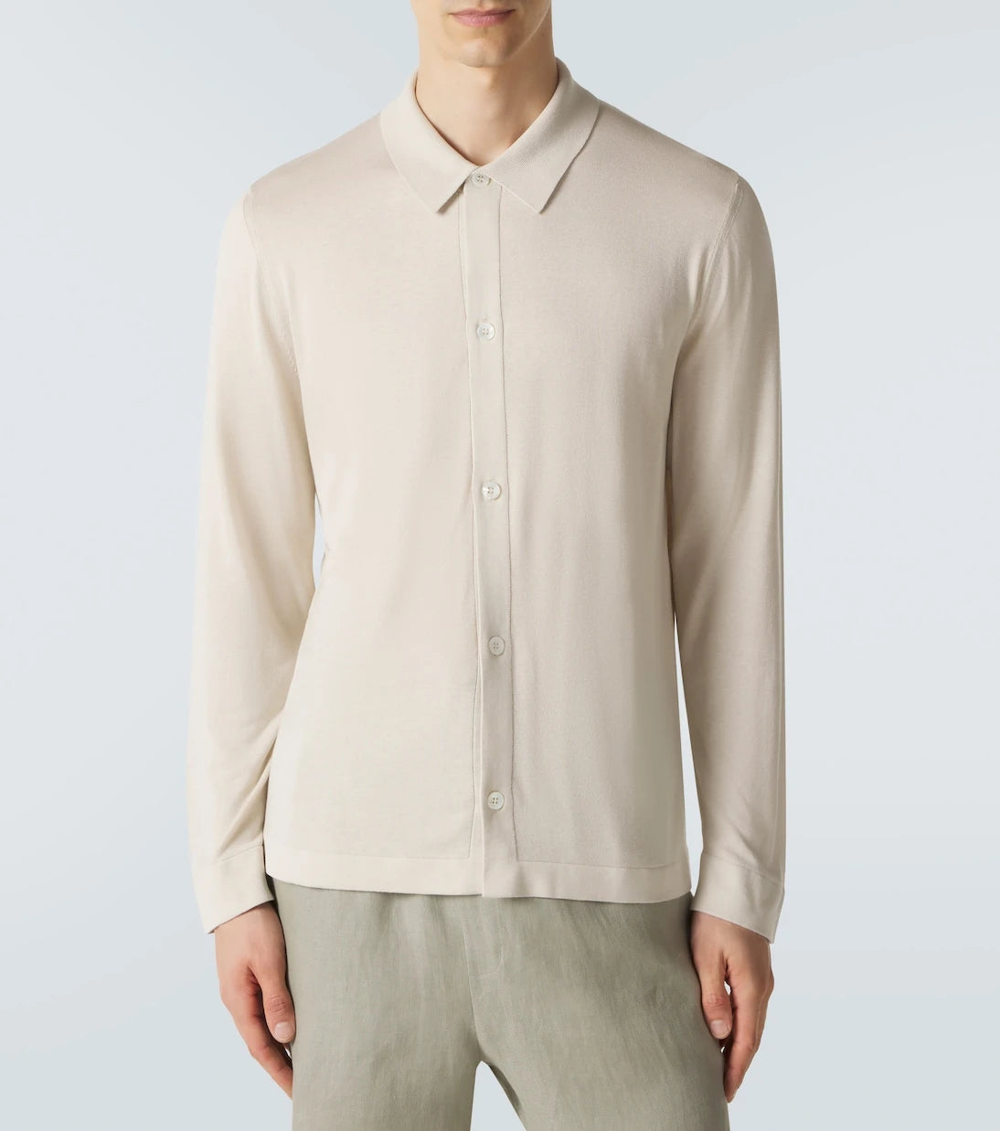 Lardini - Silk polo shirt