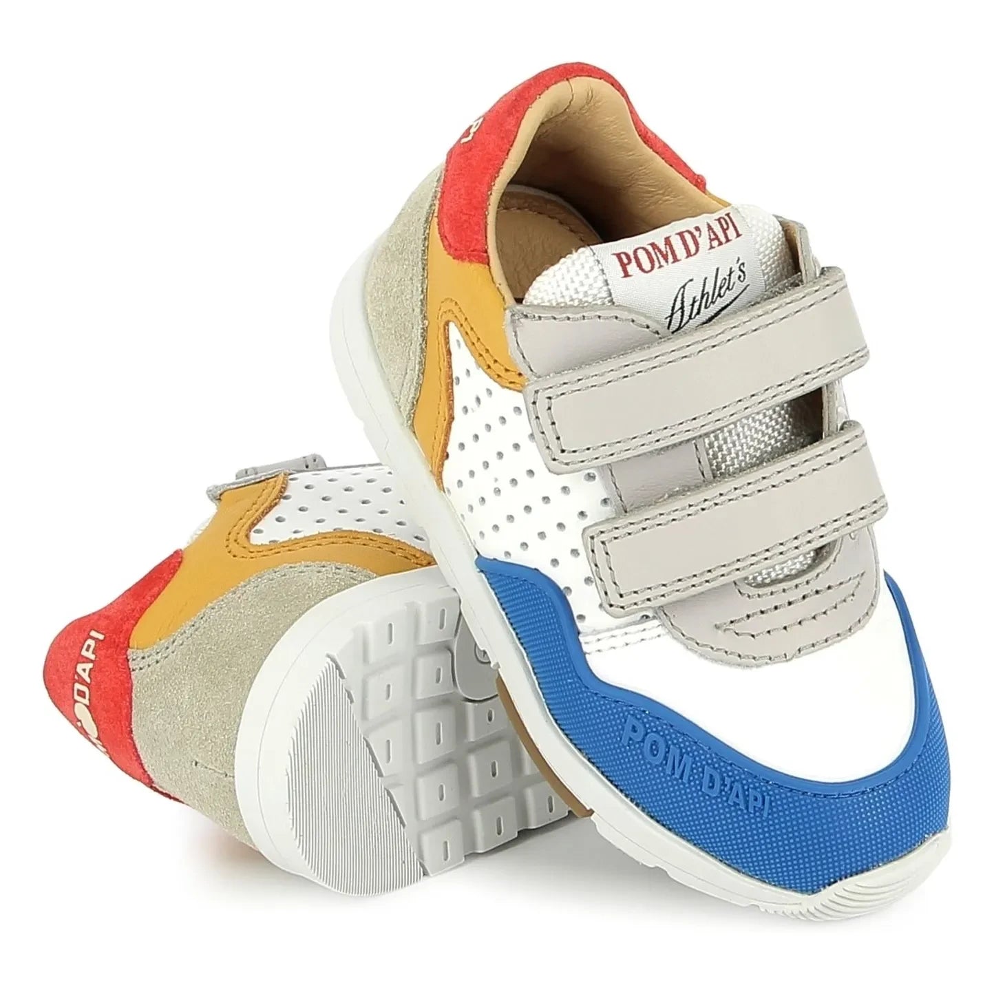 Pom d'Api - Bump Perfo push-up sneakers | Grey