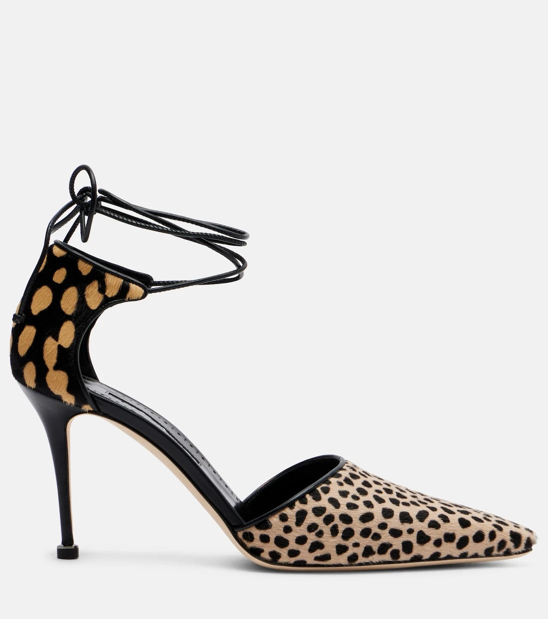 Manolo Blahnik - Gambis printed calf hair pumps
