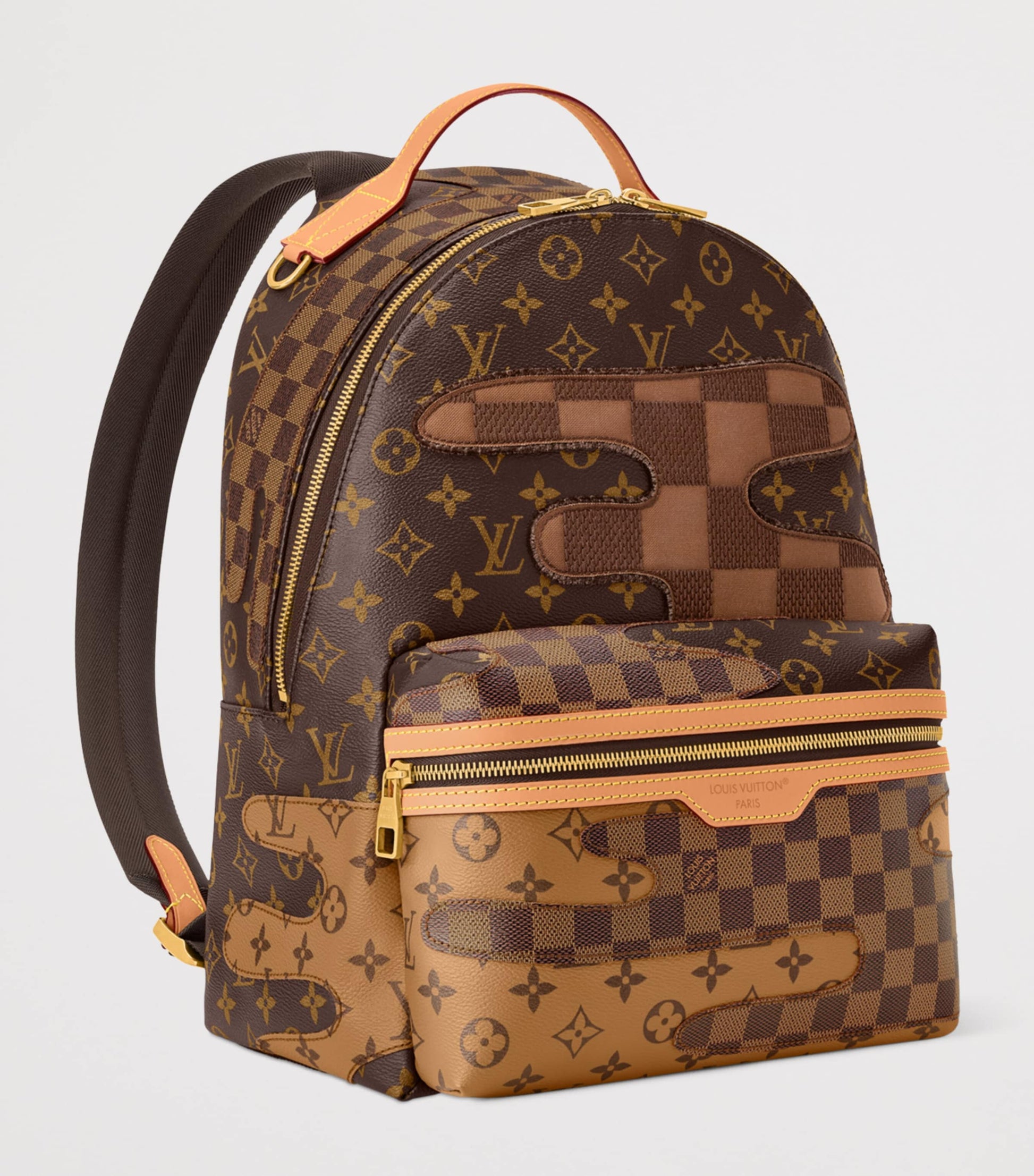 LOUIS VUITTON Leather Discovery PM Backpack