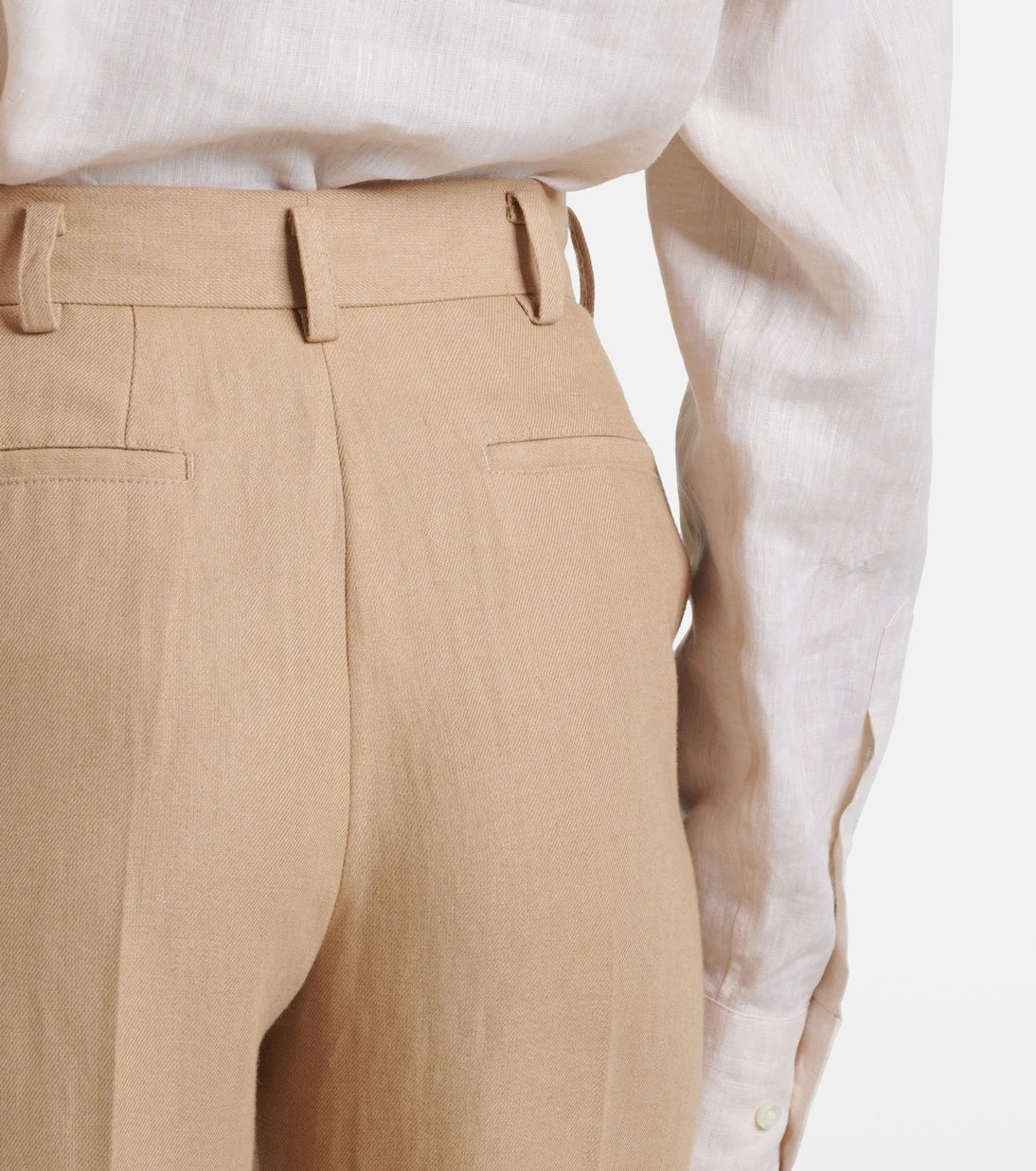 Loro Piana - Neo Derk linen crêpe straight pants