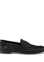 Grained Leather Loafers