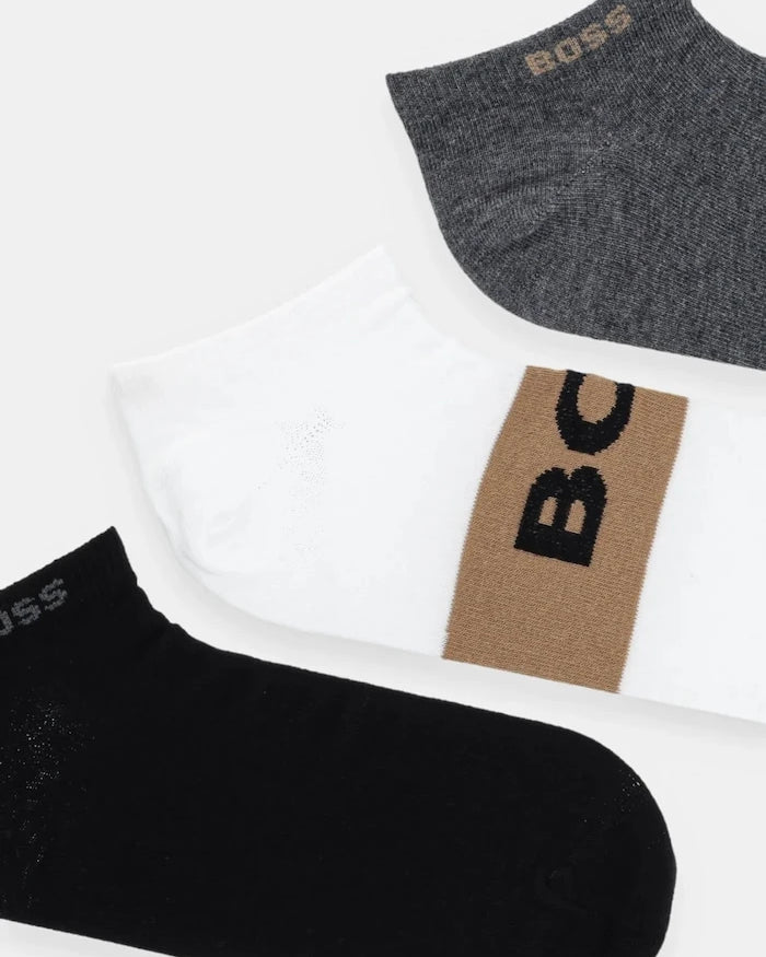 BOSS Kısa Çoraplar (3 Çift) 3P AS Logo CC