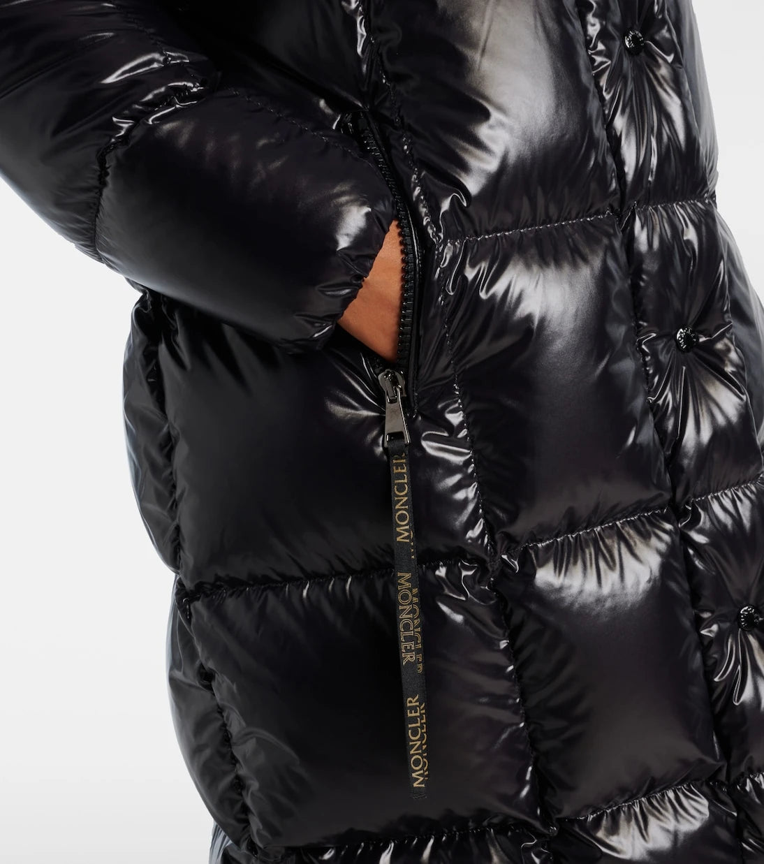 Moncler - Parnaiba kapitone kuş tüyü palto