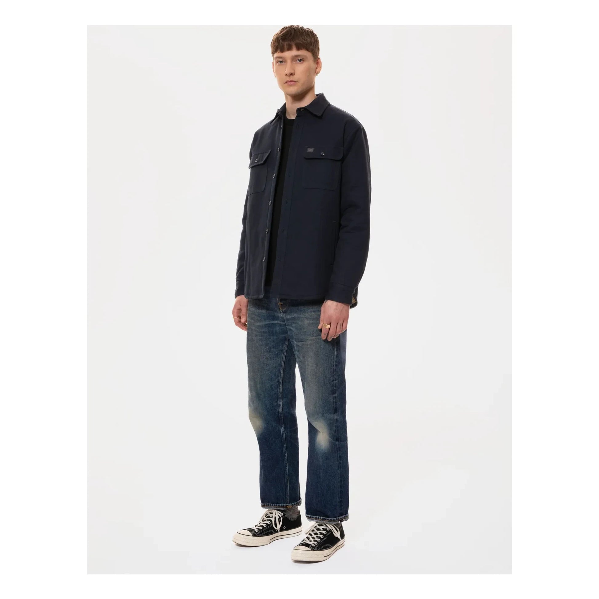 Nudie Jeans - Glenn Padded overshirt | Dark Blue