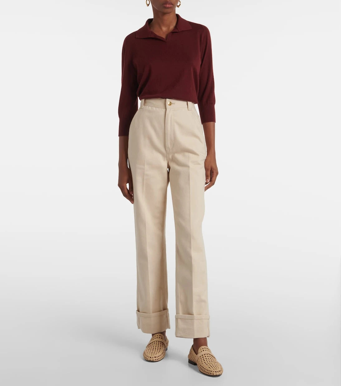 Loro Piana - Garey high-rise straight jeans