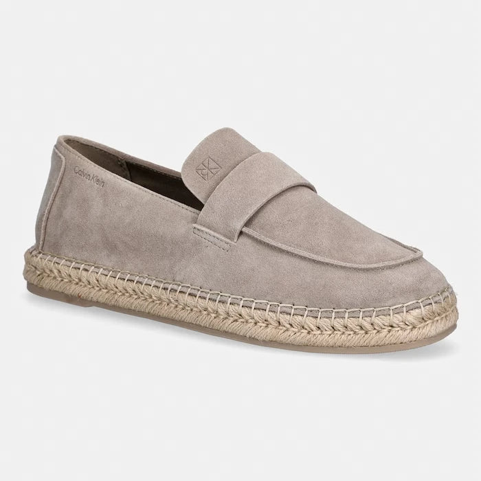 Calvin Klein Erkek Süet Espadrille Loafer Band Su