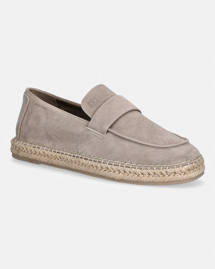 Calvin Klein Erkek Süet Espadrille Loafer Band Su