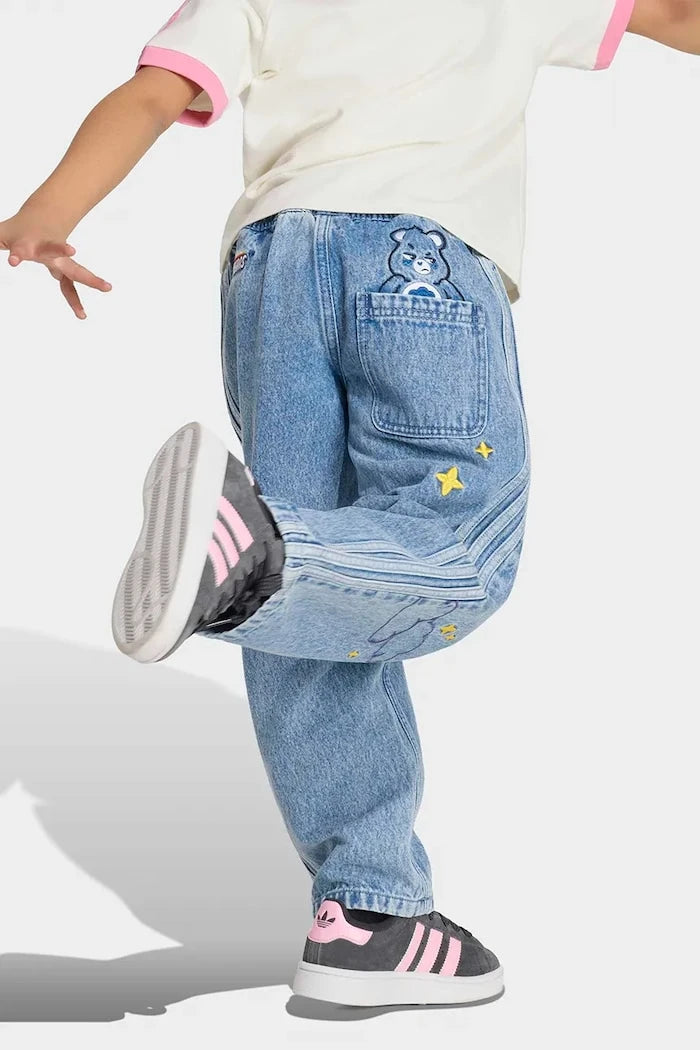 adidas Originals çocuklar için bol kesim kot pantolon