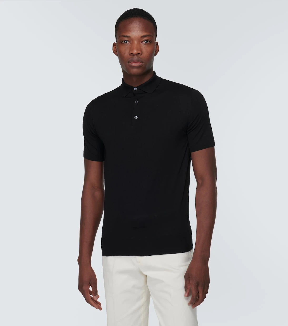 Loro Piana - قميص بولو من صوف Wish®