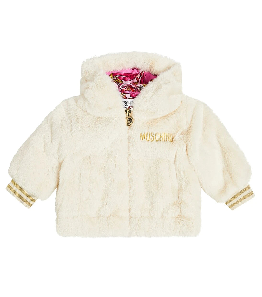 Moschino Kids - Baby hooded jacket
