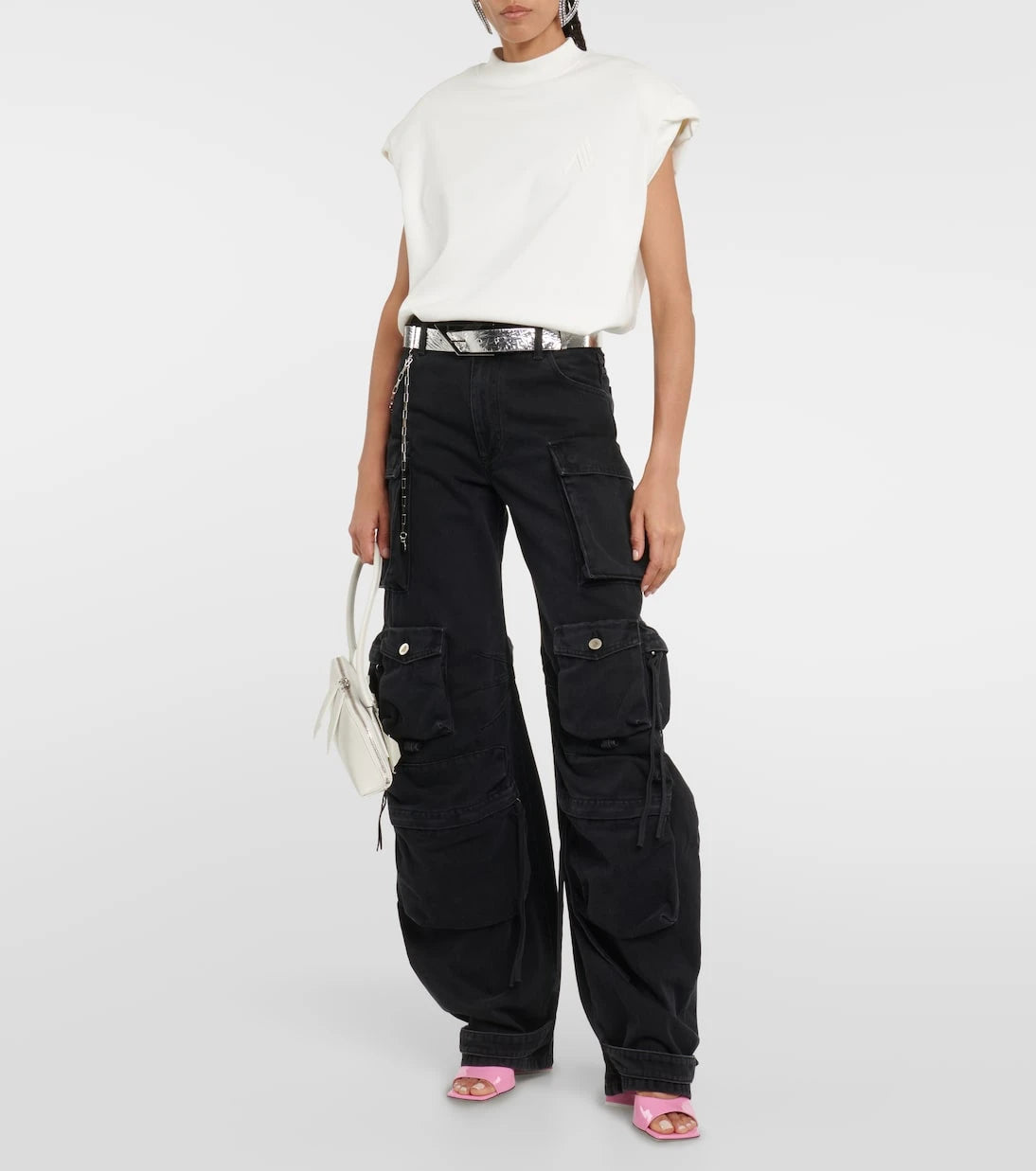 The Attico - Devon patent leather mules