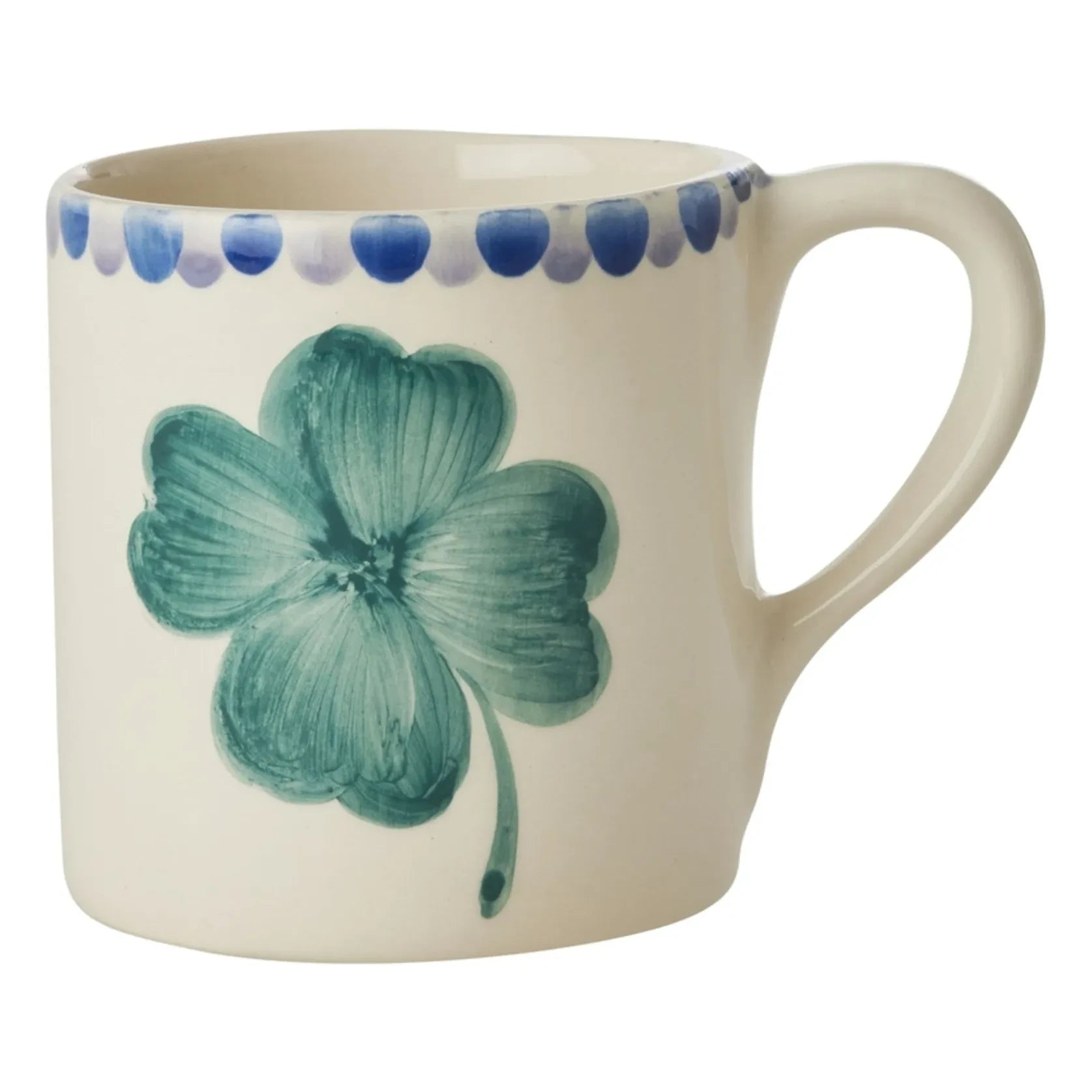 Rice - Ceramic mug Shamrock | Cream