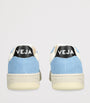 Blue Leather V-10 Sneakers