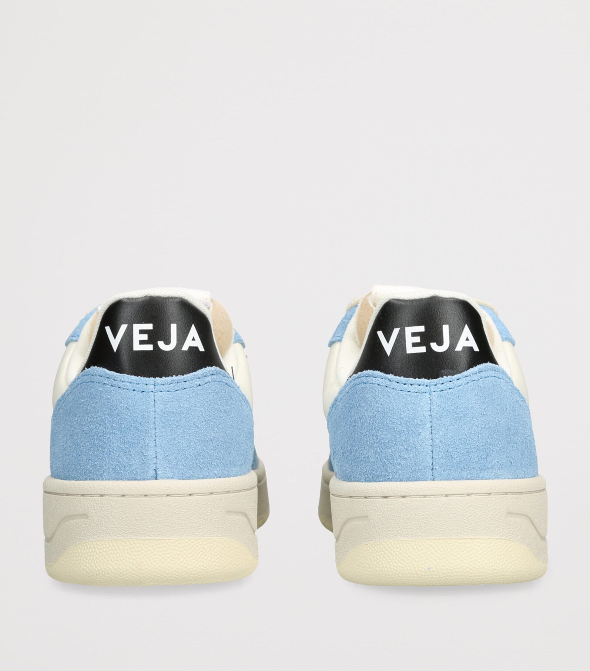 Blue Leather V-10 Sneakers