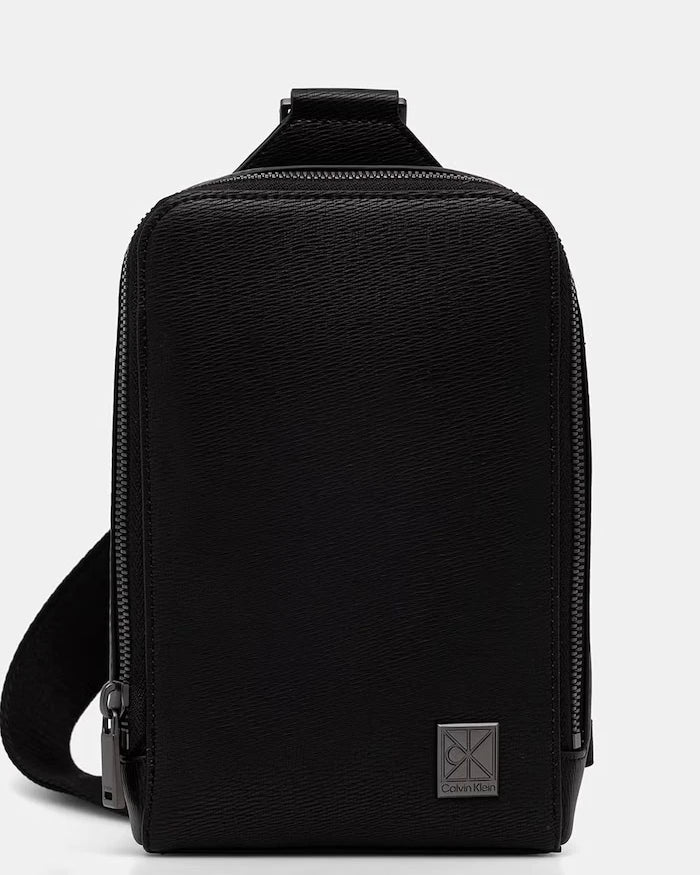 Calvin Klein erkek suni deri boyun çantası