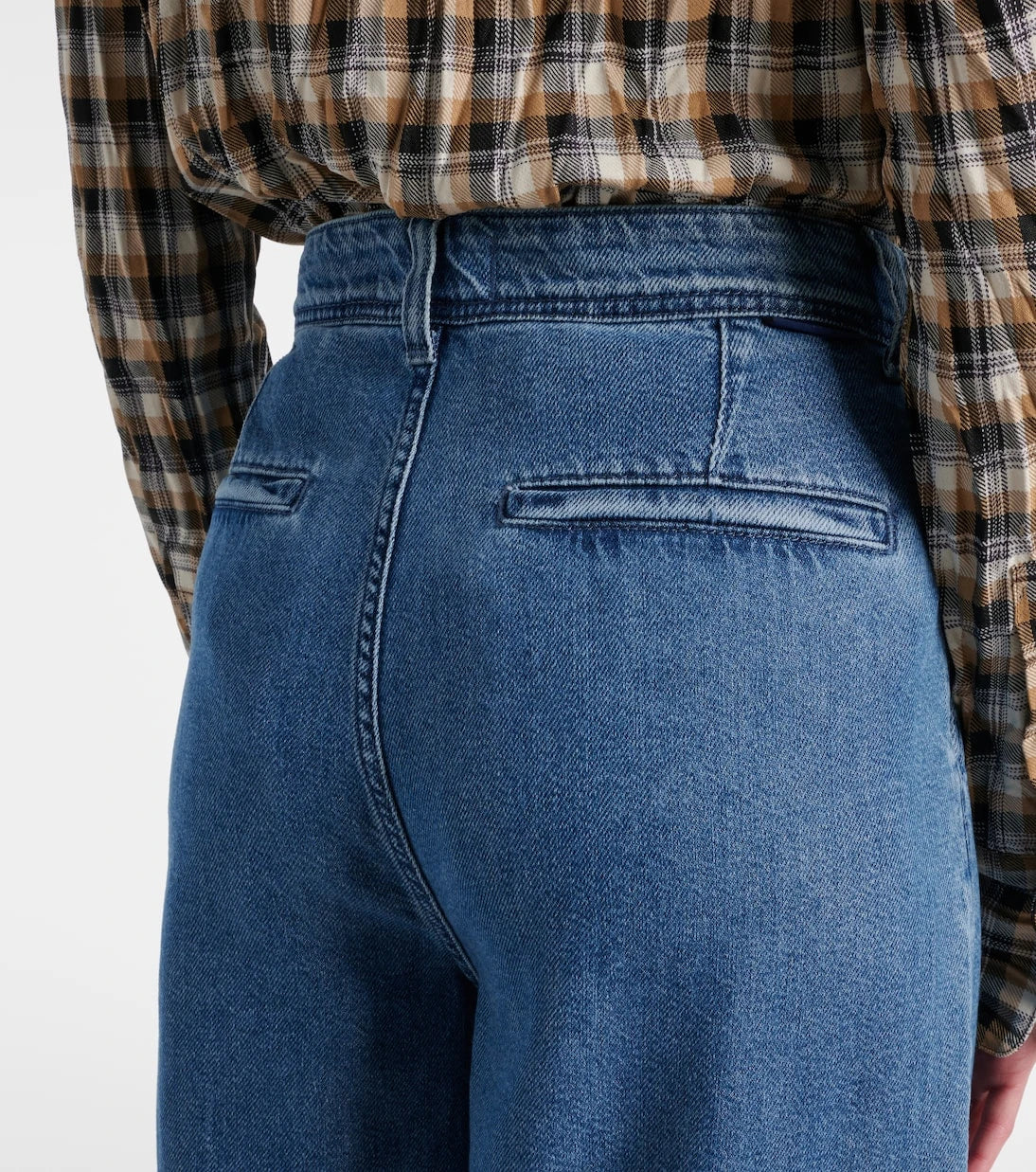 7 For All Mankind - Pleated wide-leg jeans