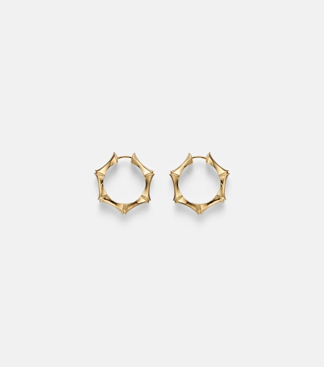 Stone and Strand - أقراط من الذهب عيار 14 قيراطًا