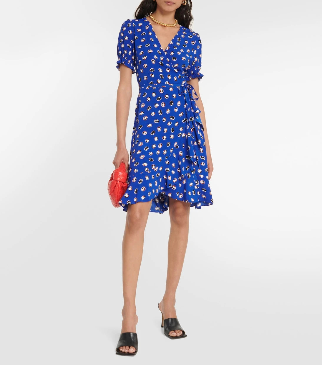 Diane von Furstenberg - Emilia printed wrap minidress