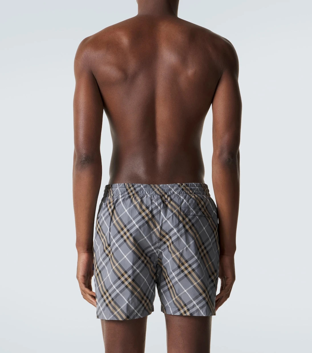 Burberry - Burberry Check swim trunks