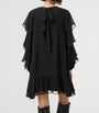 Black Ruffled Lissie Mini Dress