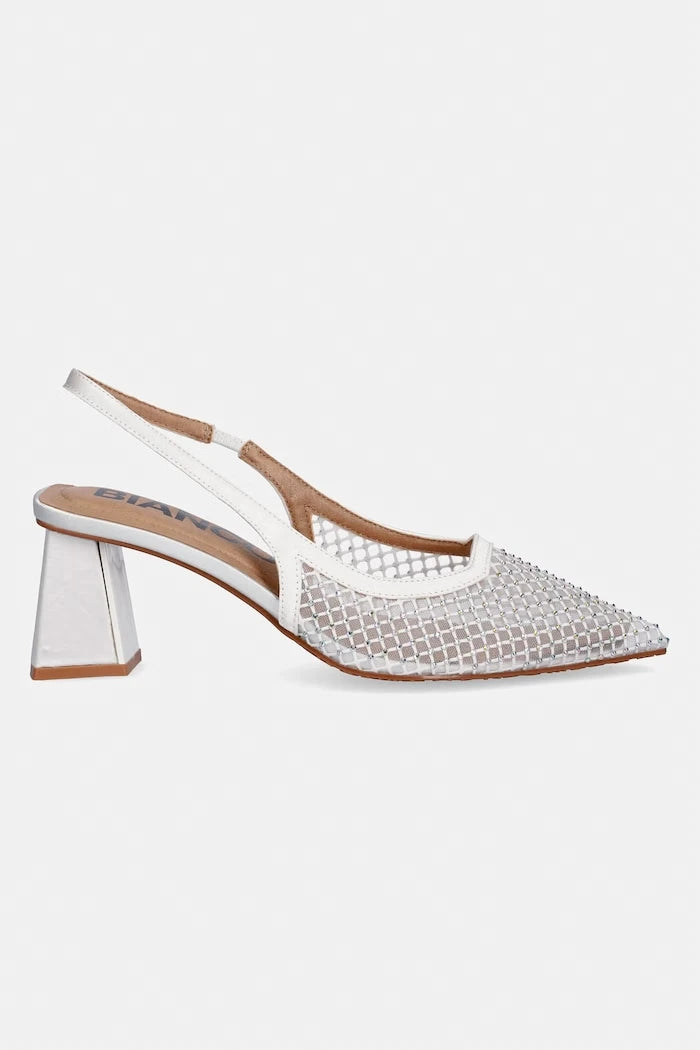 Bianco açık topuklu kalın topuklu ayakkabılar BIAMARALYN