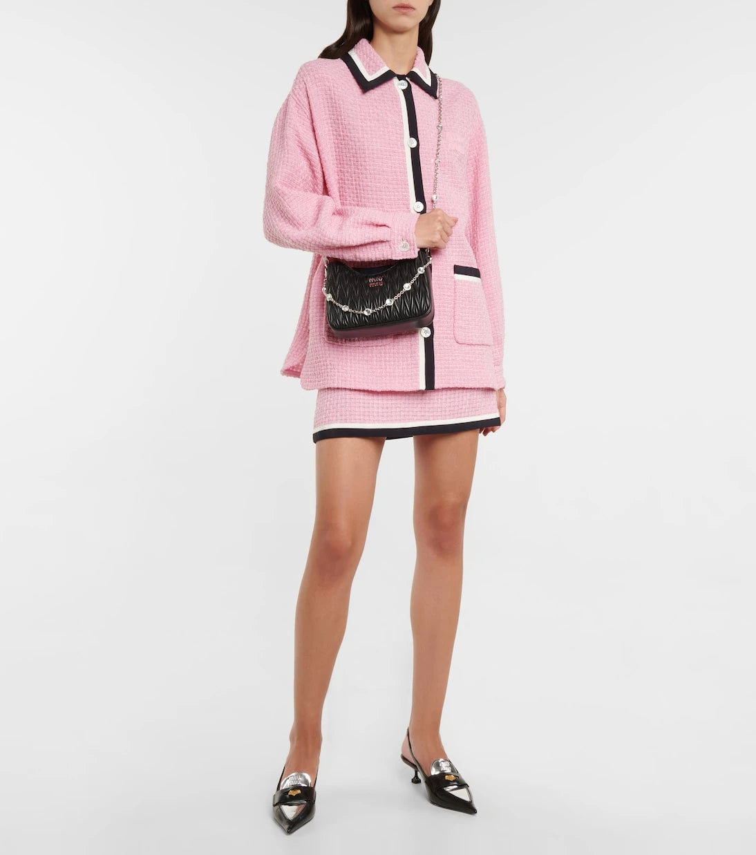 Miu Miu - Tweed miniskirt