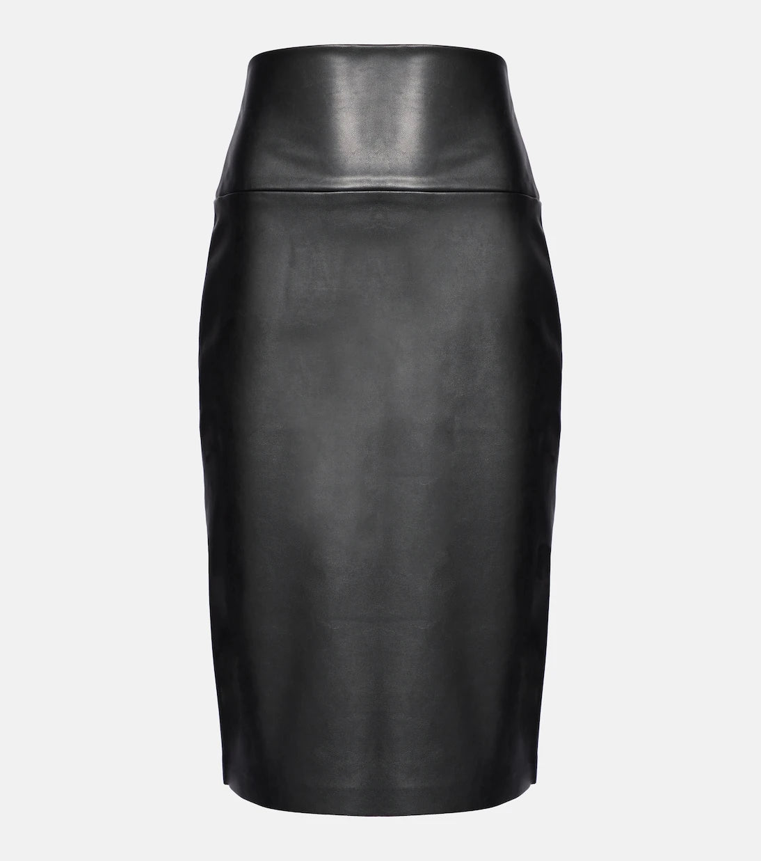 Norma Kamali - Faux leather pencil skirt