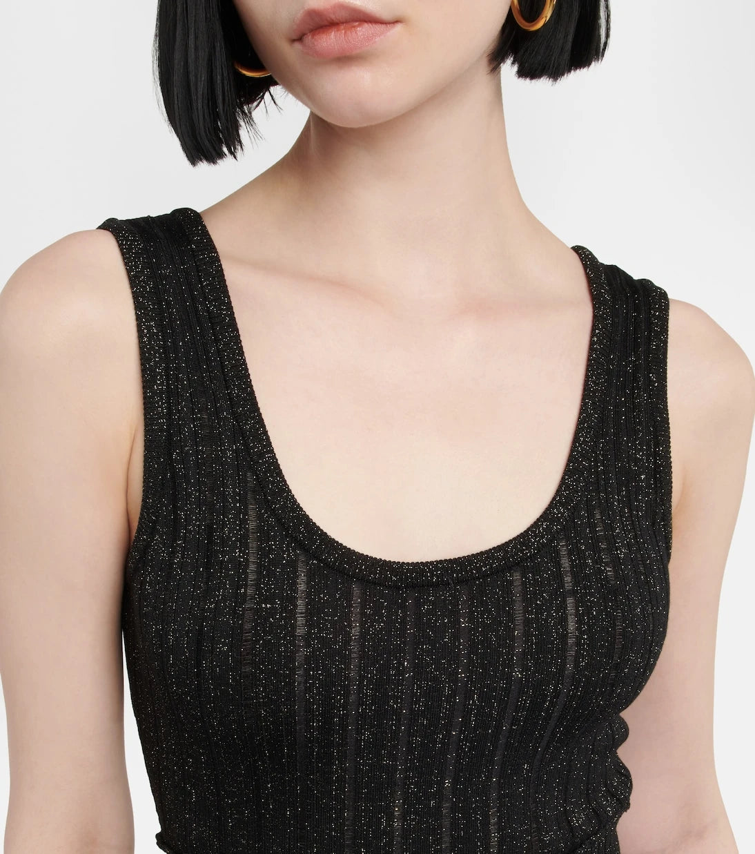 Alaïa - Crinoline wool-blend minidress
