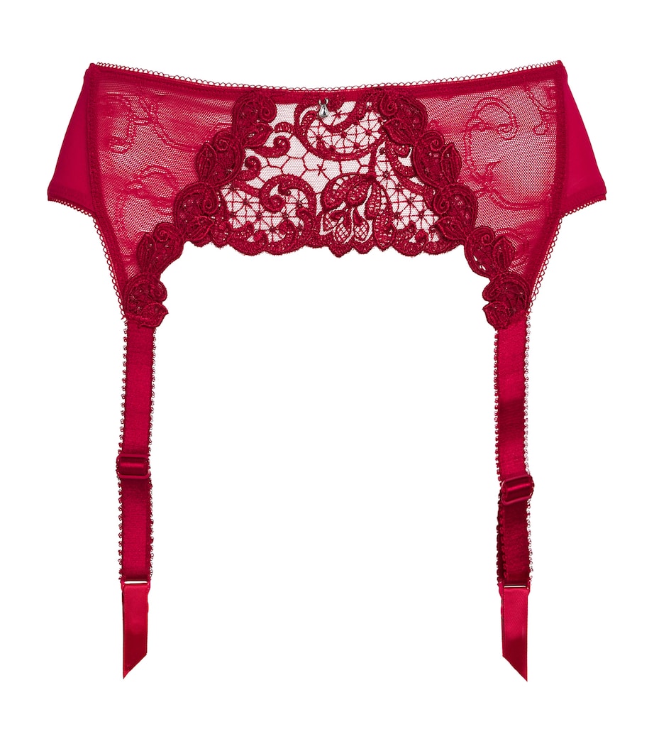 Fantasie Red Portia Suspender Belt