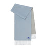 Blue Cashmere Reversible EKD Scarf