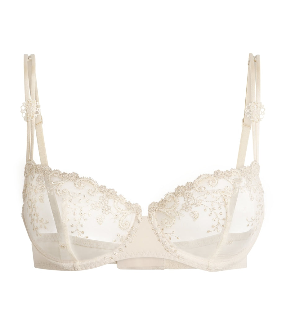 Simone Perele Gold Lace Délice Half-Cup Bra