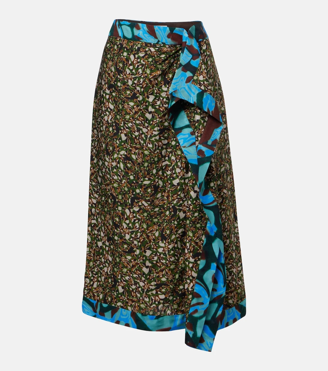 Dries Van Noten - Sole printed midi skirt