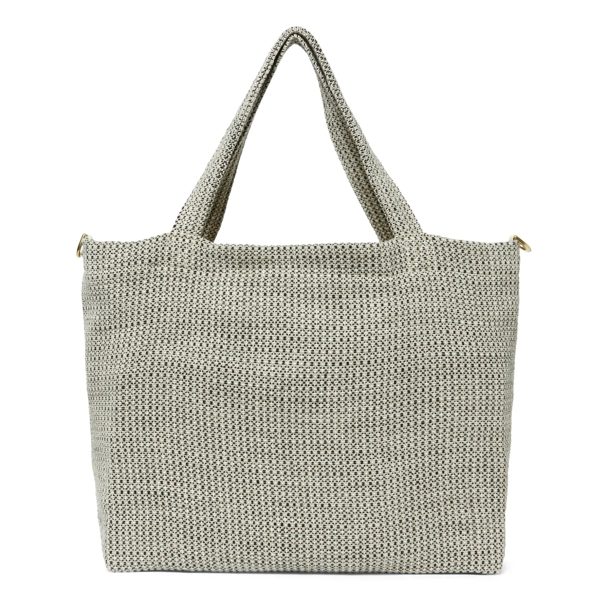 Adorna - Emma Linen tote bag | Dark grey