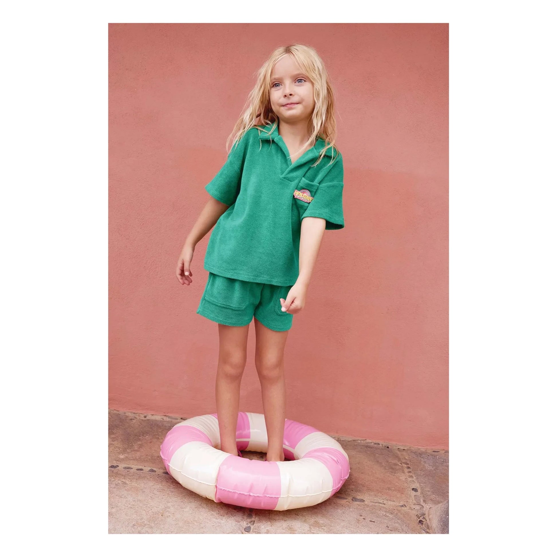 Bonton - Nono Towelling Shorts | Emerald green