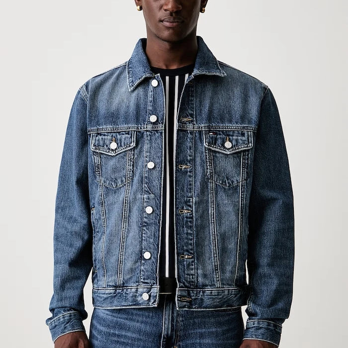 Tommy Jeans erkek denim geçiş ceketi
